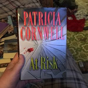 Patricia Cornwell at risk hardback book